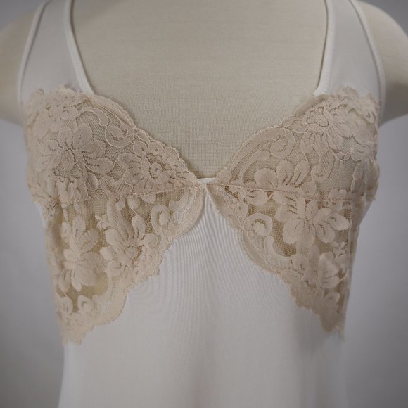 ❄ Vintage Tosca Nightgown Robe Set White Lace Galore Bridal Peignoir Lingerie M - Picture 8 of 10